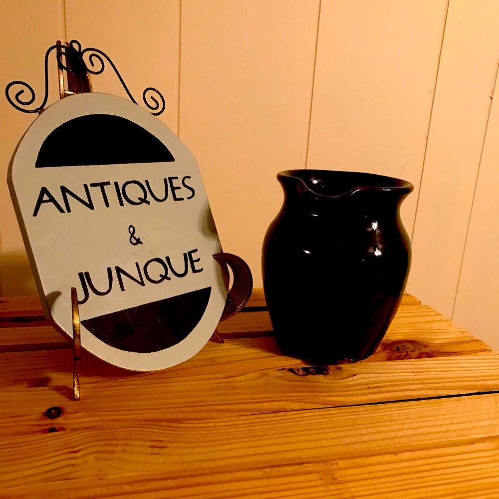 Vintage (early 1700’s) Brown Pottery Pitcher England to American
